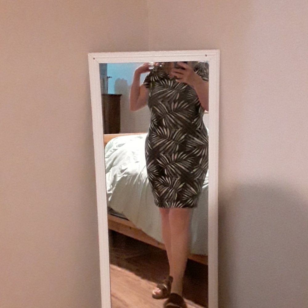 Old Navy M Black/Gray T Shirt Dress